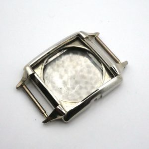 Boitier De Montre Carré 28,50x28,50mm - Cadran 25,30 - Acier [NOS] Watch Case