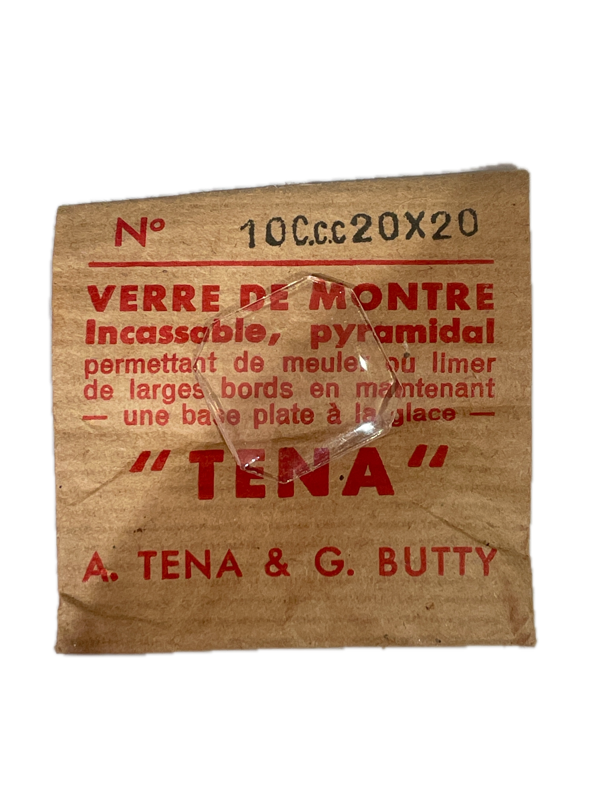 Verre de montre Plexi/Acrylique de forme N°1 à 250 TENA Incassable (Watch glass) – Image 11