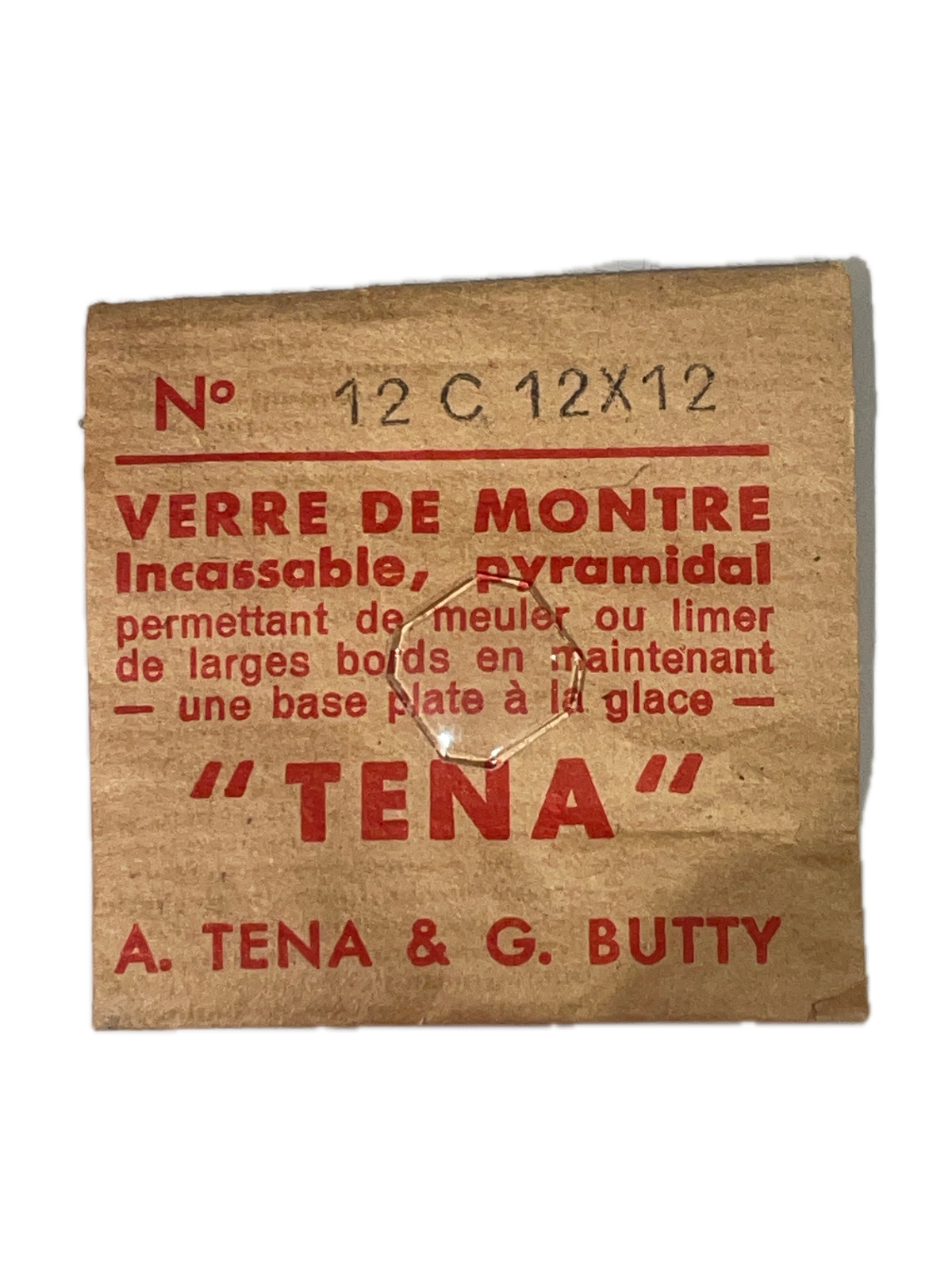 Verre de montre Plexi/Acrylique de forme N°1 à 250 TENA Incassable (Watch glass) – Image 13