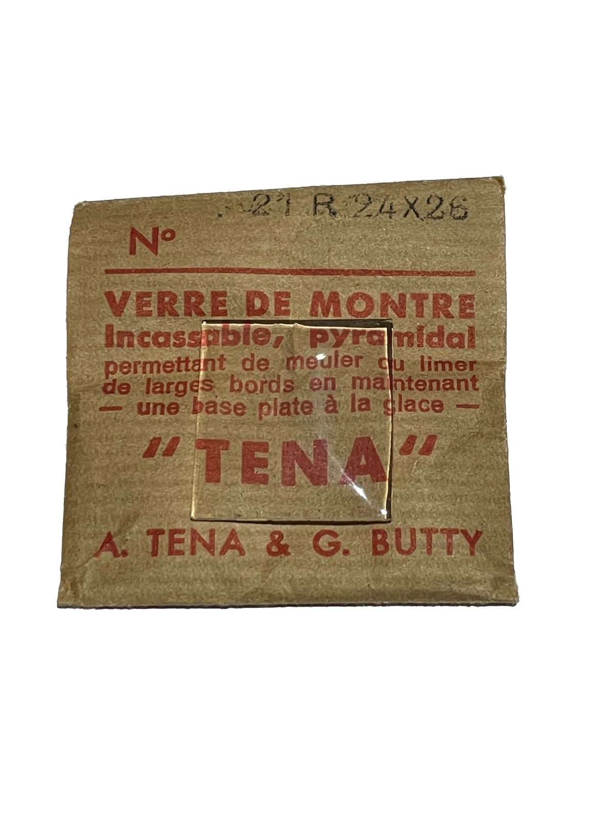 Verre de montre Plexi/Acrylique de forme N°1 à 250 TENA Incassable (Watch glass) – Image 22