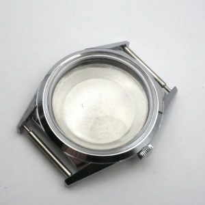 Boitier De Montre Ø34mm - Cadran Ø28,60mm - Acier, Swiss [NOS] Watch Case