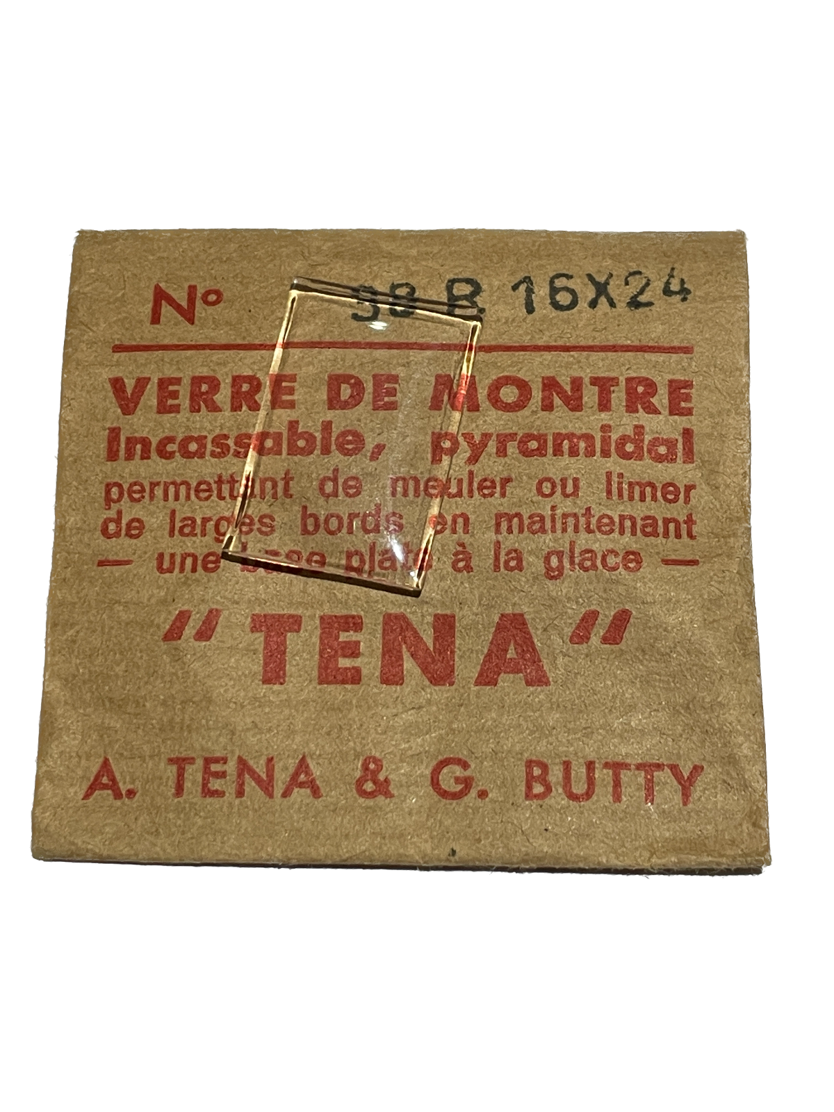 Verre de montre Plexi/Acrylique de forme N°1 à 250 TENA Incassable (Watch glass) – Image 39