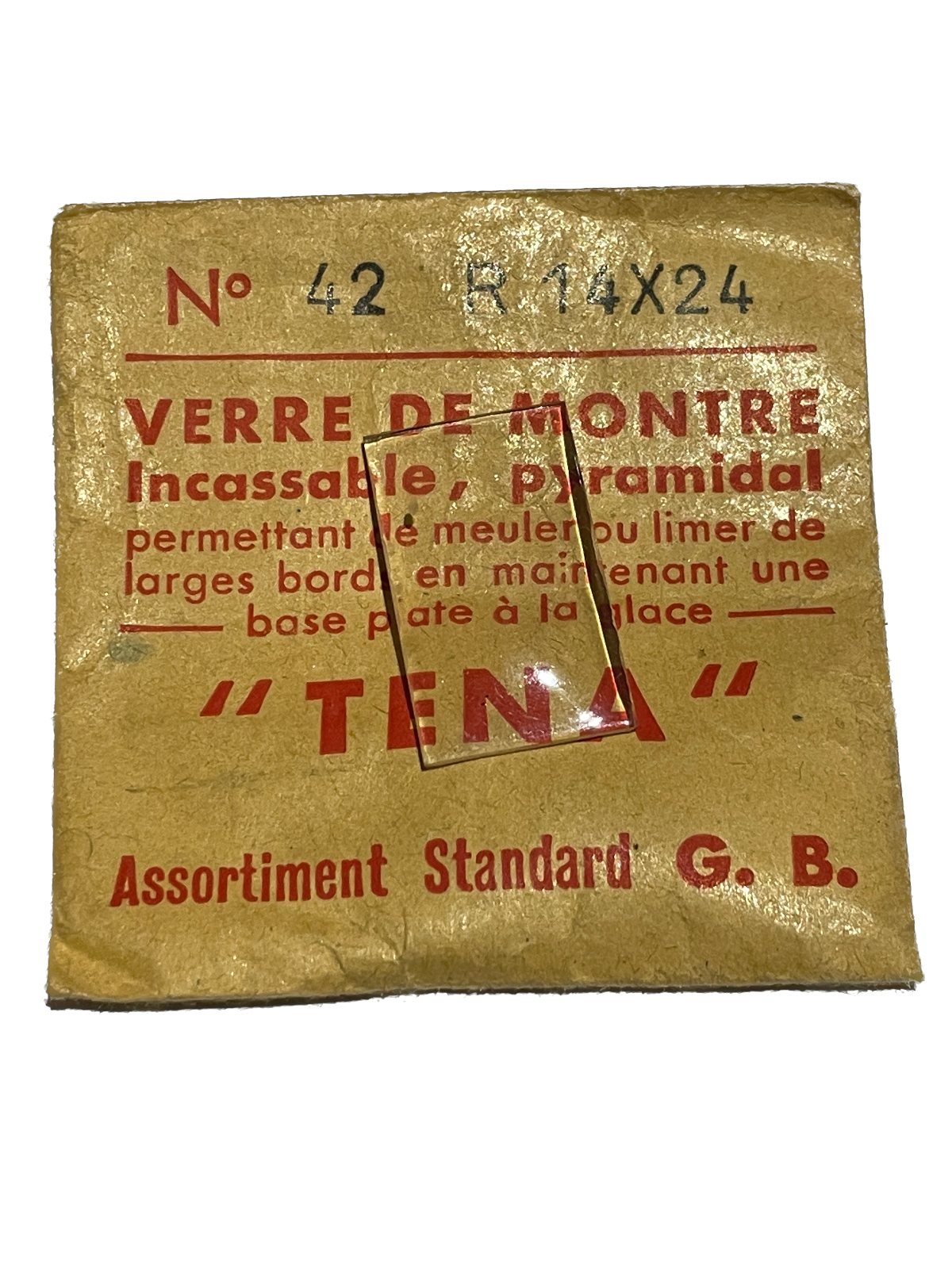 Verre de montre Plexi/Acrylique de forme N°1 à 250 TENA Incassable (Watch glass) – Image 43