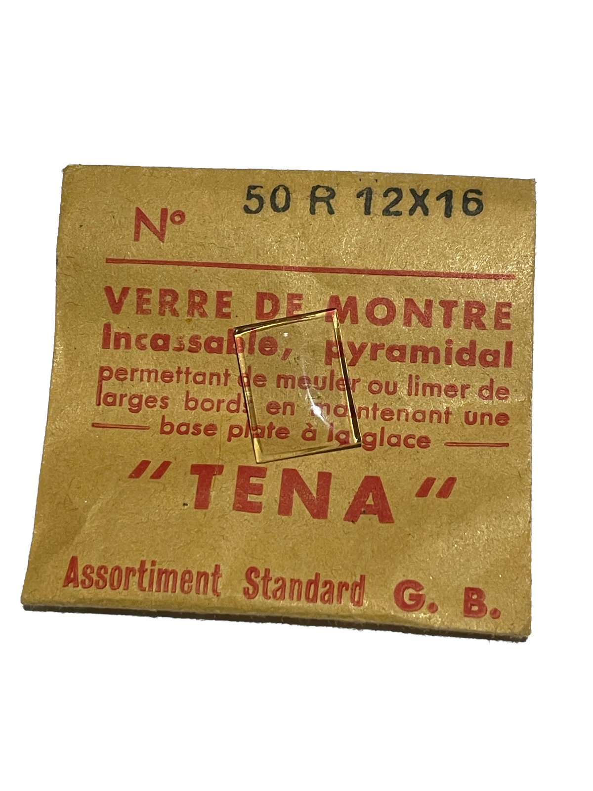 Verre de montre Plexi/Acrylique de forme N°1 à 250 TENA Incassable (Watch glass) – Image 51