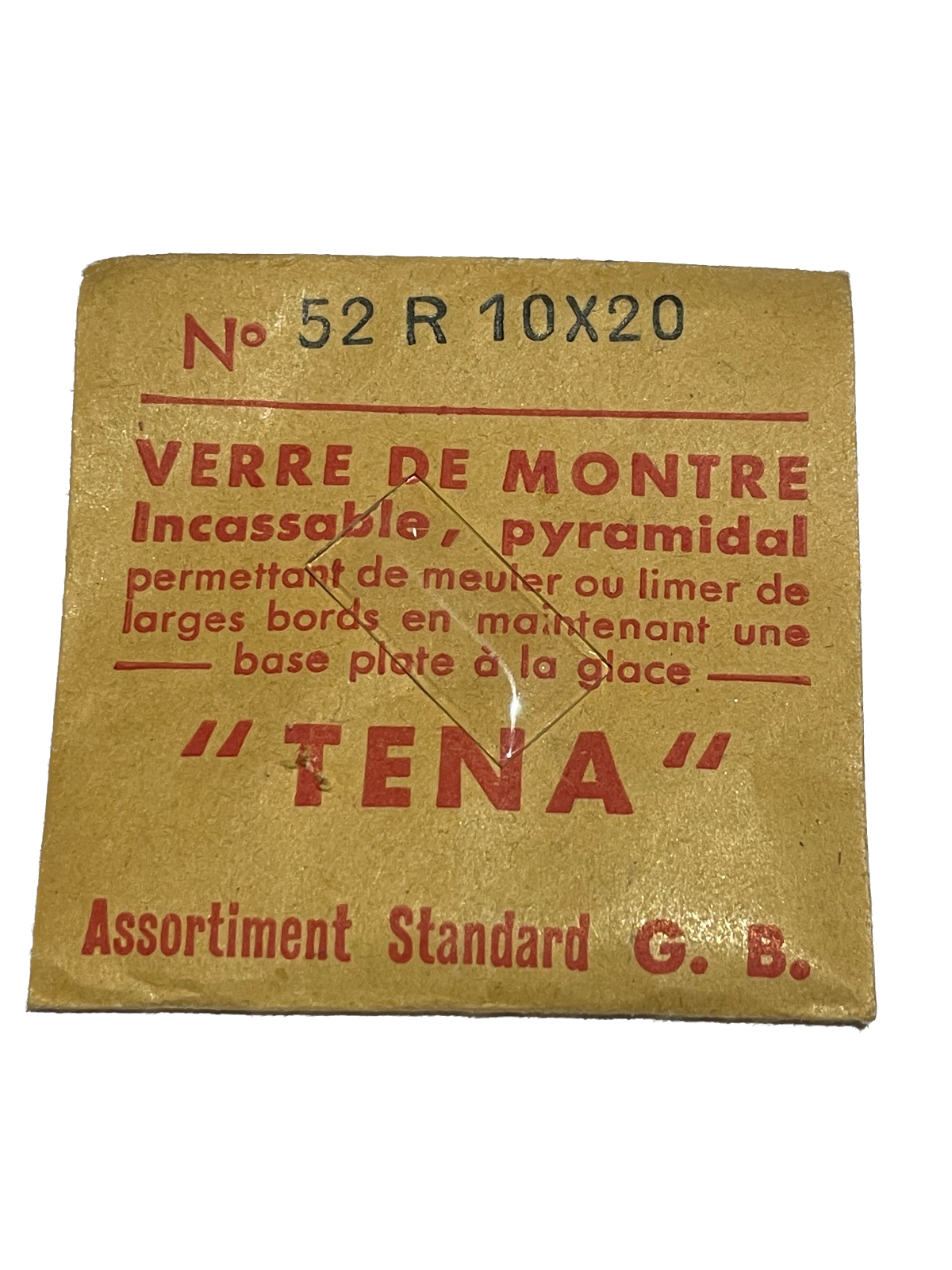 Verre de montre Plexi/Acrylique de forme N°1 à 250 TENA Incassable (Watch glass) – Image 53