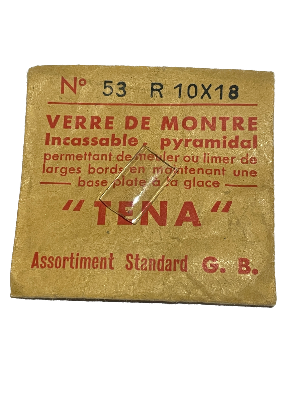 Verre de montre Plexi/Acrylique de forme N°1 à 250 TENA Incassable (Watch glass) – Image 54