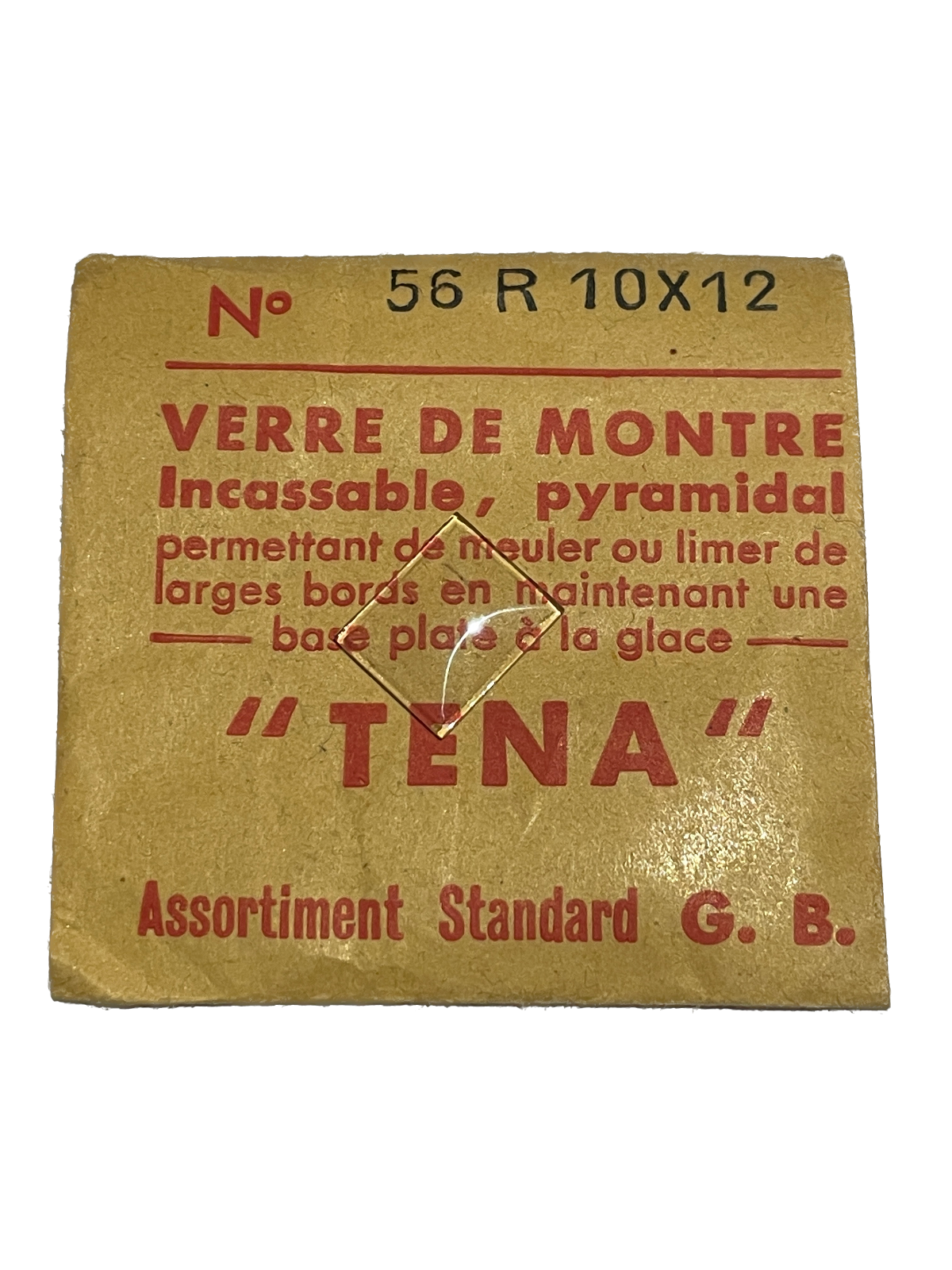 Verre de montre Plexi/Acrylique de forme N°1 à 250 TENA Incassable (Watch glass) – Image 57