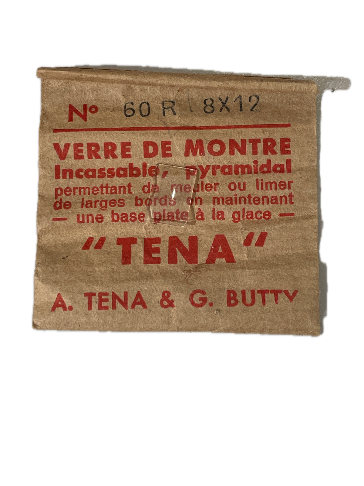 Verre de montre Plexi/Acrylique de forme N°1 à 250 TENA Incassable (Watch glass) – Image 61