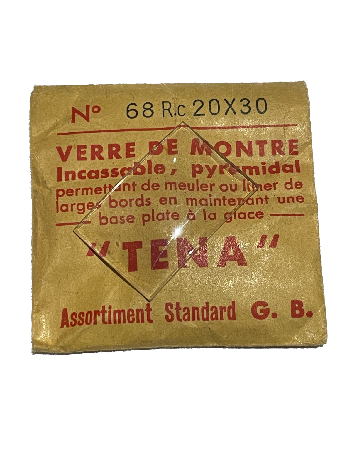 Verre de montre Plexi/Acrylique de forme N°1 à 250 TENA Incassable (Watch glass) – Image 69