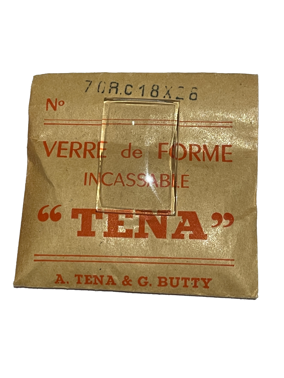 Verre de montre Plexi/Acrylique de forme N°1 à 250 TENA Incassable (Watch glass) – Image 71