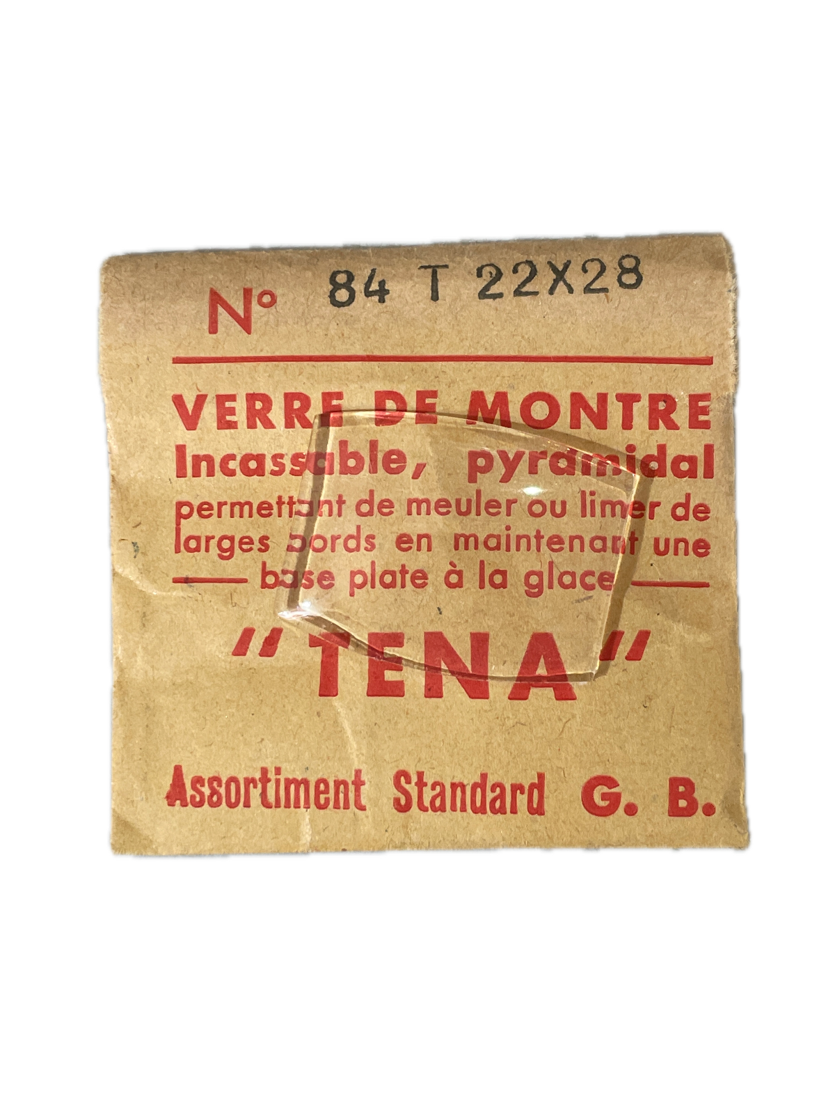 Verre de montre Plexi/Acrylique de forme N°1 à 250 TENA Incassable (Watch glass) – Image 85
