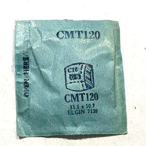 Verre montre G&S FLEXO CMT120 - 11,1x10,3 - Elgin 7139 [NOS] (Watch crystal)
