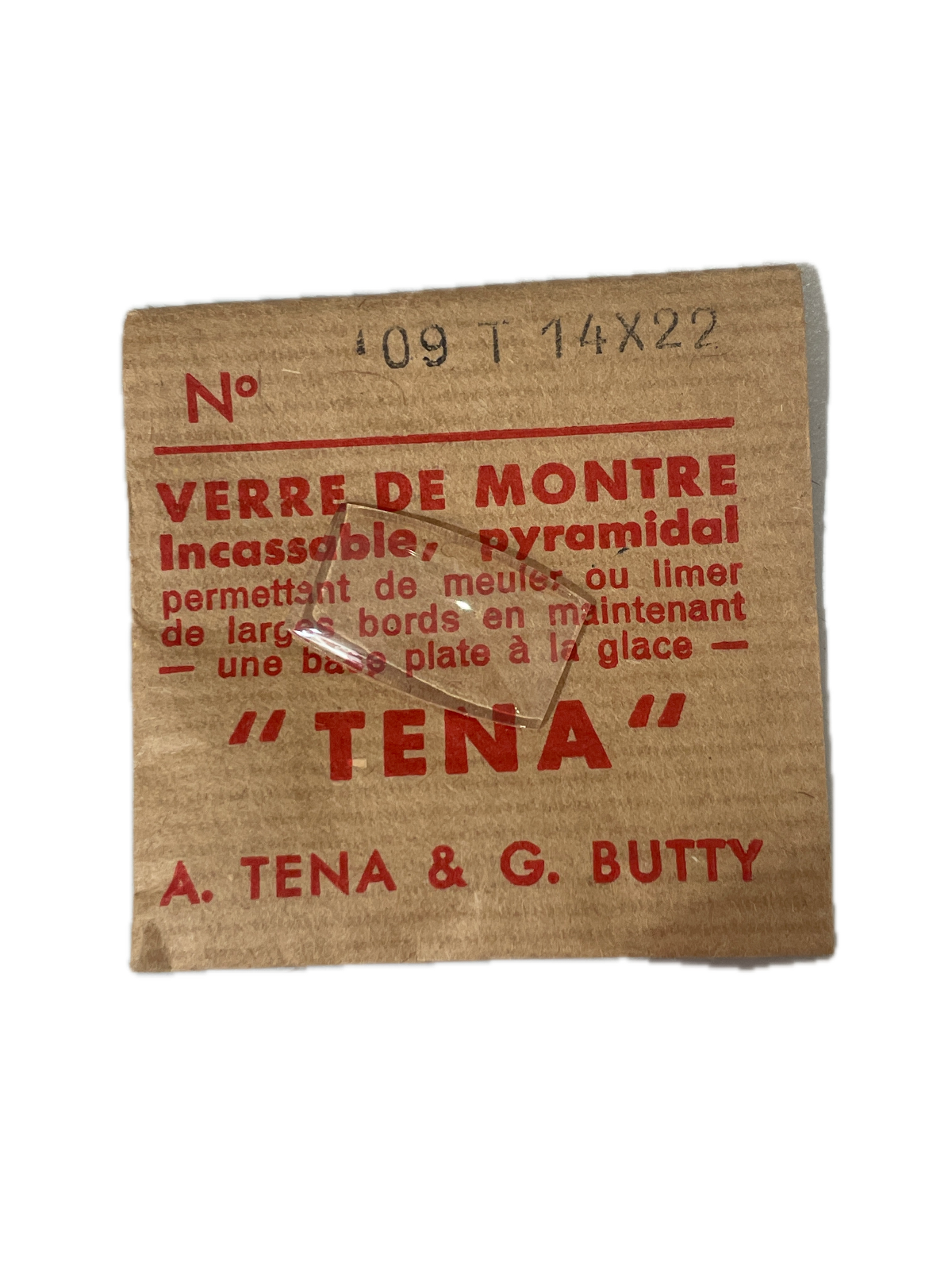 Verre de montre Plexi/Acrylique de forme N°1 à 250 TENA Incassable (Watch glass) – Image 110