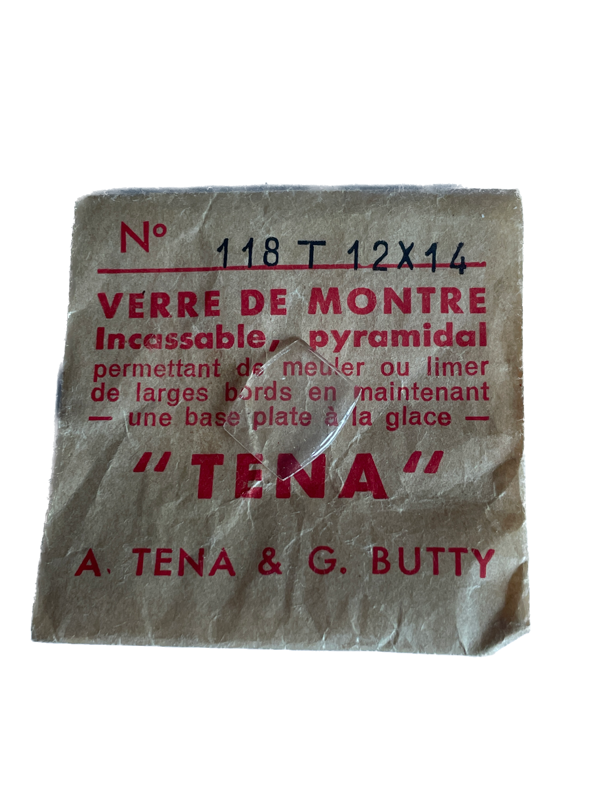 Verre de montre Plexi/Acrylique de forme N°1 à 250 TENA Incassable (Watch glass) – Image 119