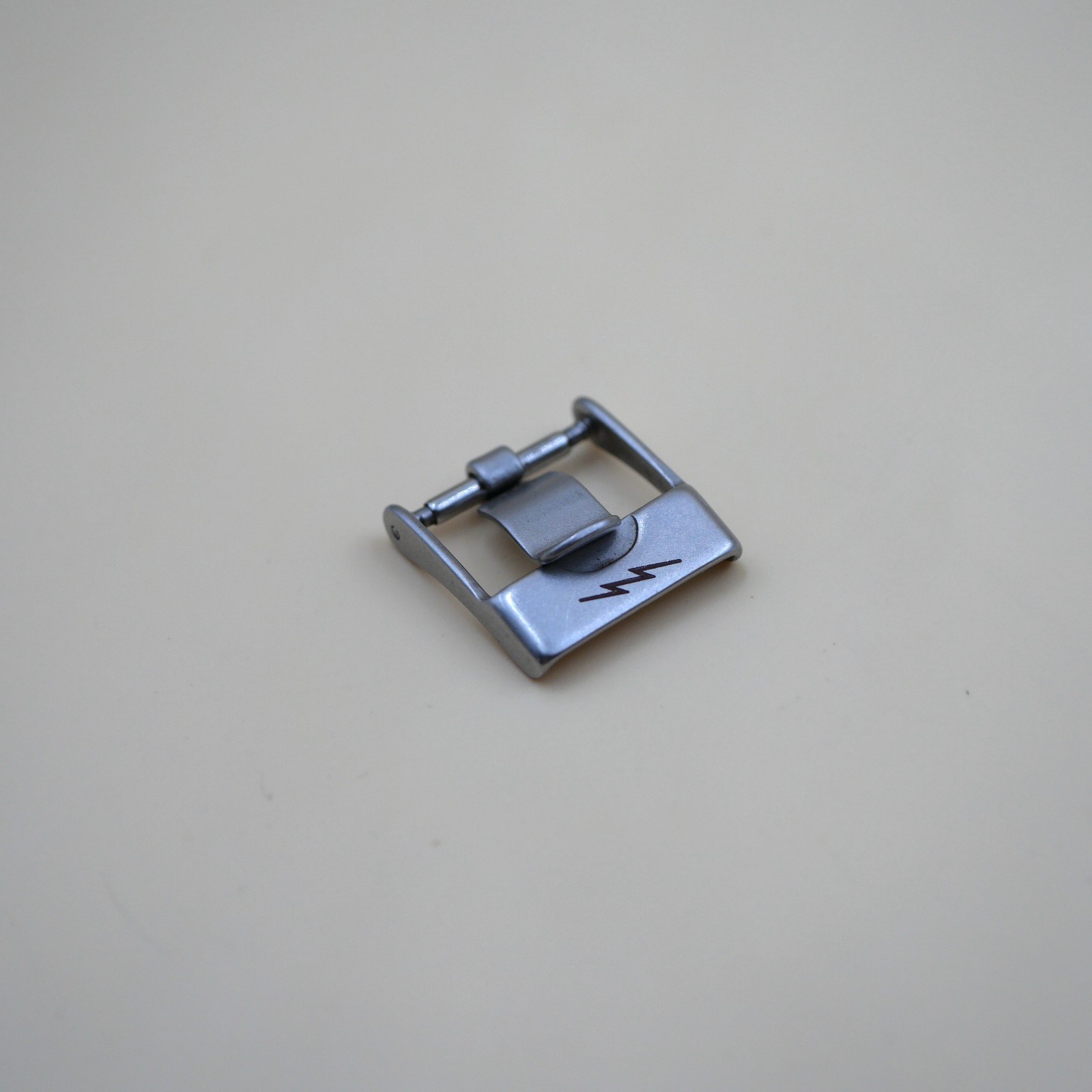 Boucle Ardillon Éclair - 14mm - Acier mat