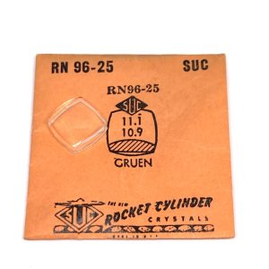 Verre montre SUC RN 96-25 - Compatible GRUEN - 11,1x10,9 [NOS] (Watch crystal)