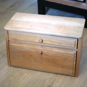 Meuble en bois massif d'Horloger Bijoutier - 42x20cm Hauteur 25cm