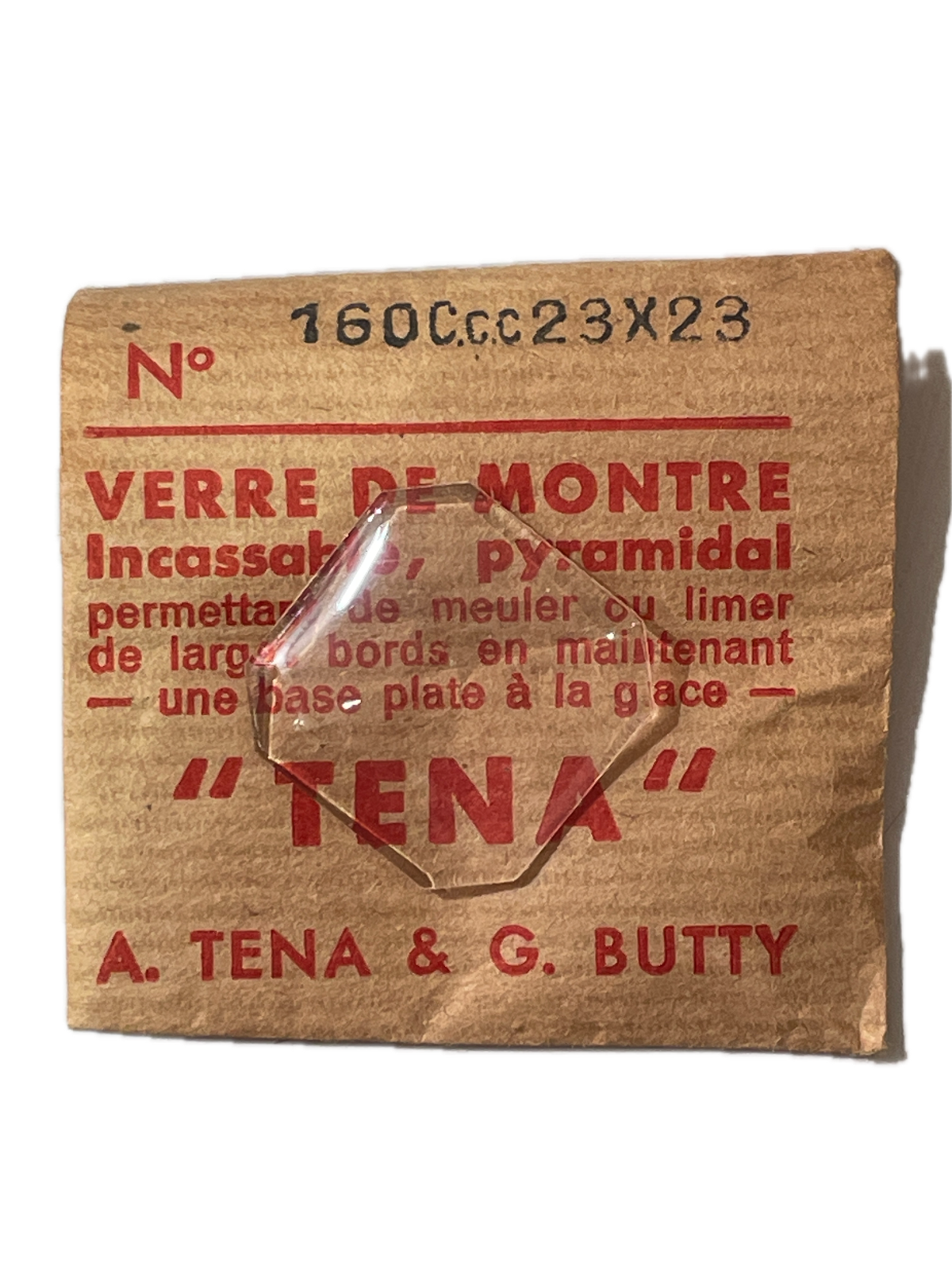 Verre de montre Plexi/Acrylique de forme N°1 à 250 TENA Incassable (Watch glass) – Image 161