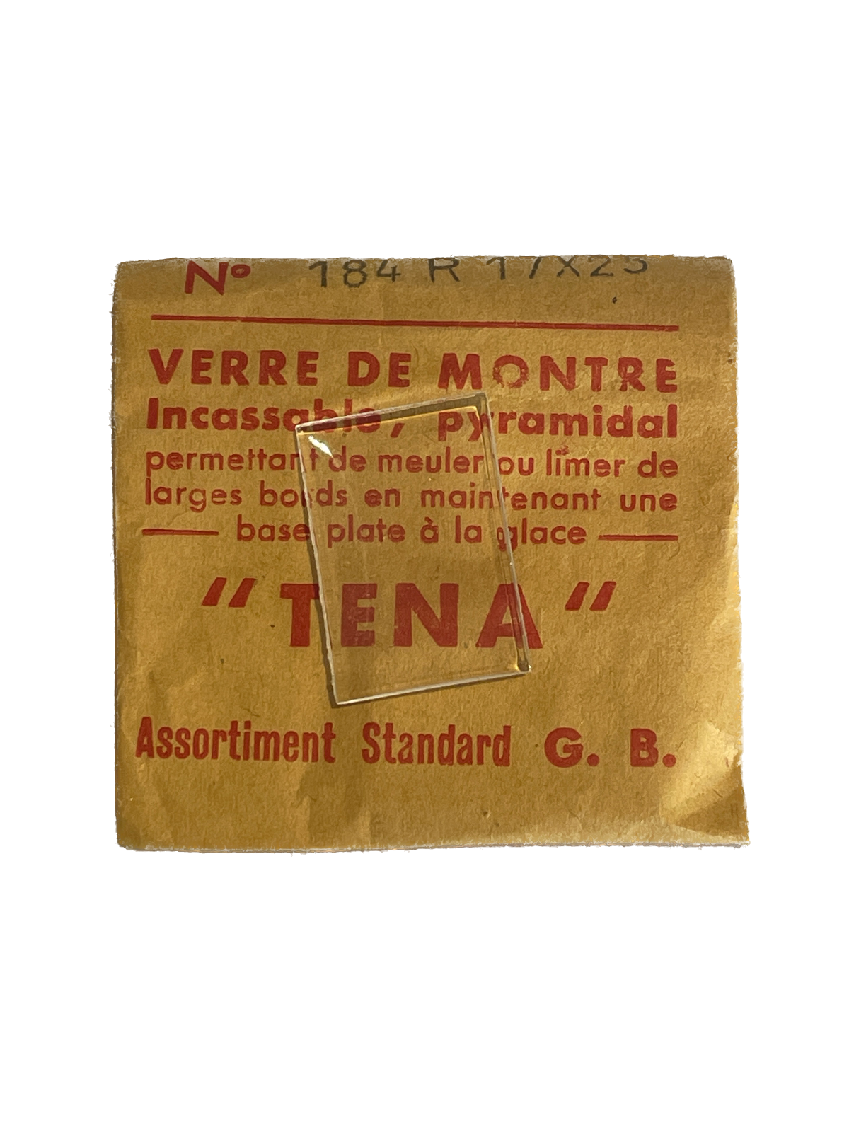 Verre de montre Plexi/Acrylique de forme N°1 à 250 TENA Incassable (Watch glass) – Image 185