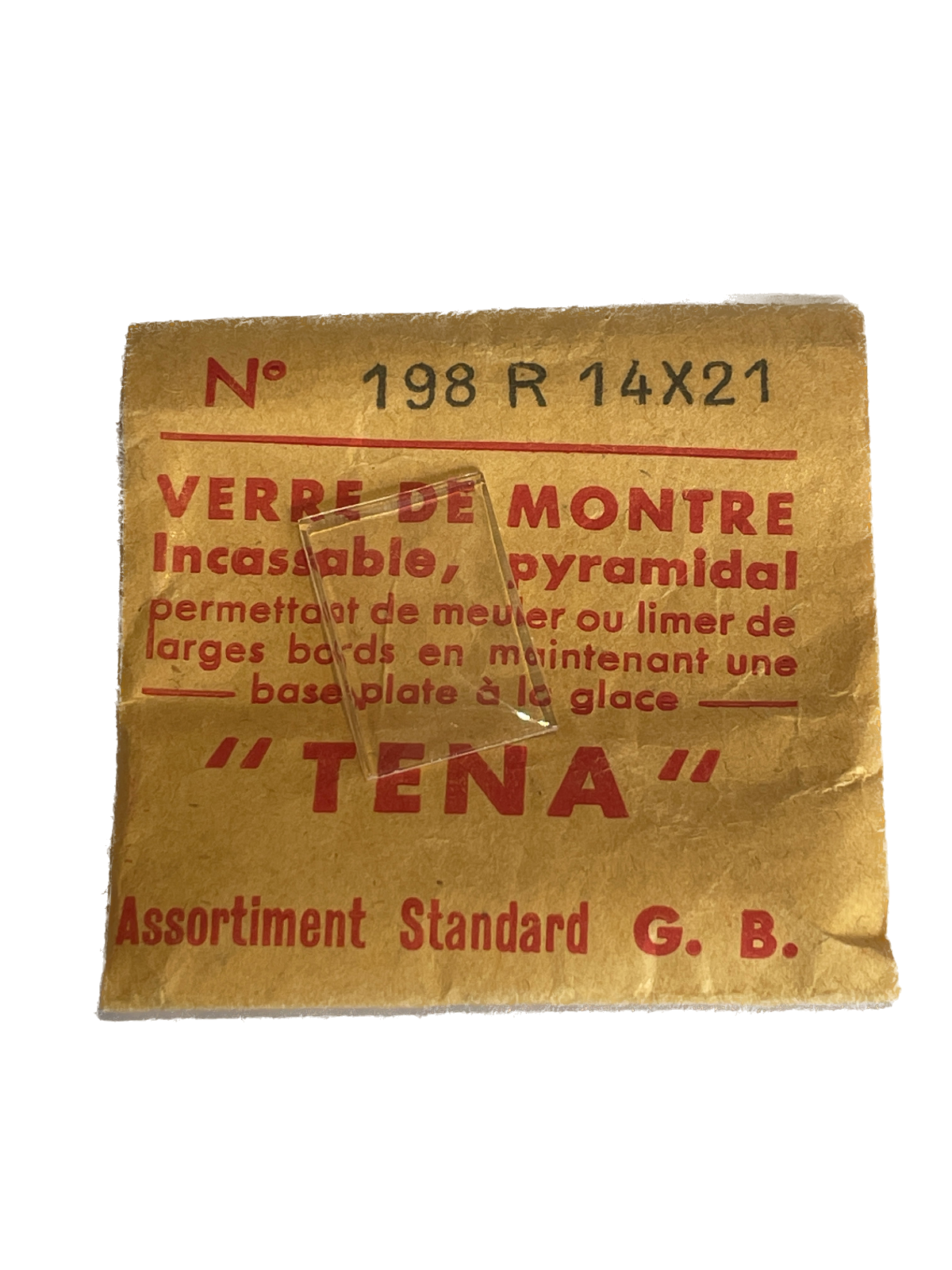 Verre de montre Plexi/Acrylique de forme N°1 à 250 TENA Incassable (Watch glass) – Image 199