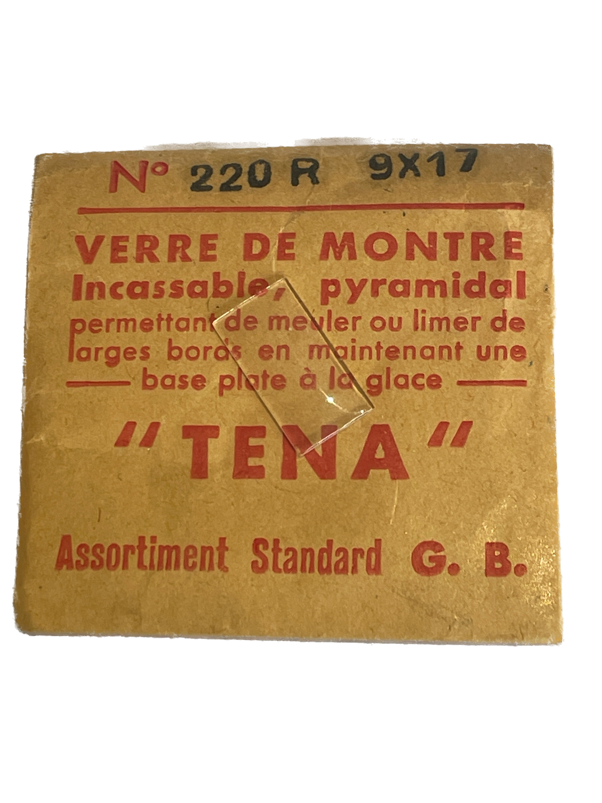 Verre de montre Plexi/Acrylique de forme N°1 à 250 TENA Incassable (Watch glass) – Image 221