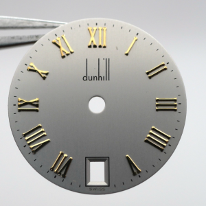 Cadran de montre Dunhill mouvement inconnu - Ø19mm DATE Index doré [NOS]