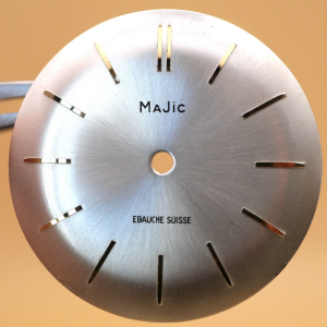 Cadran de montre ETA 1080 - MAJIC Suisse Ø31mm Index dorés [NOS] Watch dial
