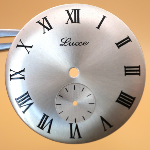 Cadran de montre ETA 1080 - LUXE Ø30mm Index peints romains [NOS] Watch dial