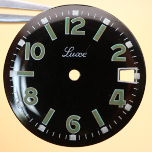 Cadran de montre Plongé AS 1701 - LUXE Ø28mm Date [NOS] Watch dial
