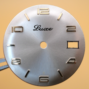 Cadran de montre TE MP 171 - LUXE Ø26mm Date Index dorés [NOS] Watch dial
