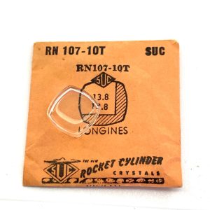 Verre montre SUC RN 107-10 - LONGINES 13,8x13,8 [NOS] (Watch crystal)