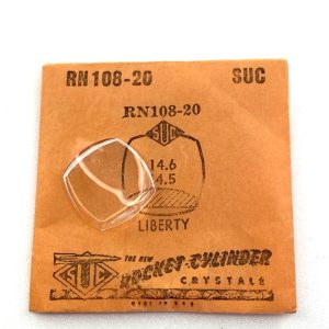 Verre montre SUC RN 108-20 - LIBERTY 14,6x14,5 [NOS] (Watch crystal)