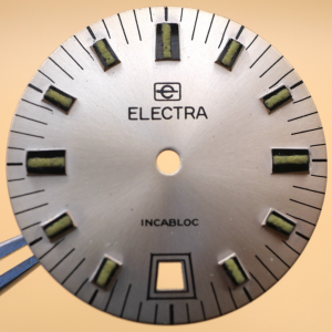 Cadran de montre HS P75 - ELECTRA Ø28mm Date [NOS] Watch dial