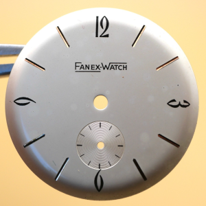 Cadran de montre CUP 233 - FANEX-WATCH Ø27,70mm Index rosés [NOS] Watch dial
