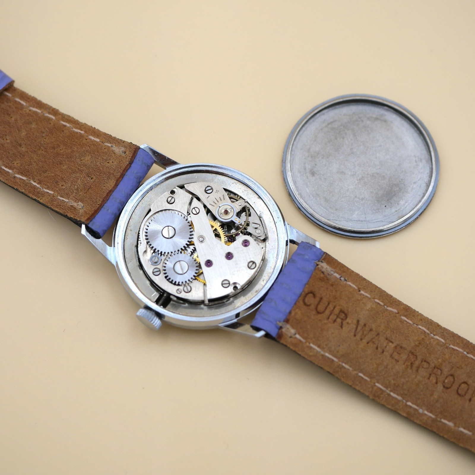 Montre LICITA mécanique Vintage Waterproof 15 Rubis - Cupillard 233 - Contrôlée – Image 12