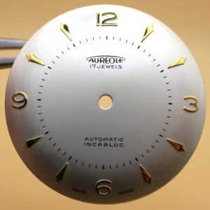 Cadran de montre FELSA 1560 - AUREOLE Ø29,50mm Index dorés [NOS] Watch Dial