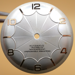 Cadran de montre FELSA 690 - Automatic Ø28,50mm Index rosés [NOS] Watch Dial
