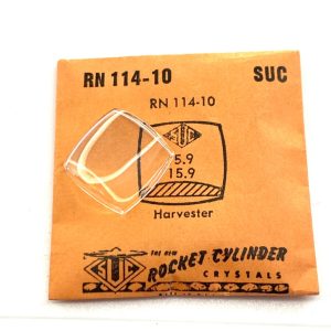 Verre montre SUC RN 114-10- Harvester 15,9x15,9 [NOS] (Watch crystal)
