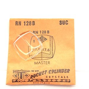 Verre montre SUC RN 128B- MASTER 17,7x17,6 [NOS] (Watch crystal)