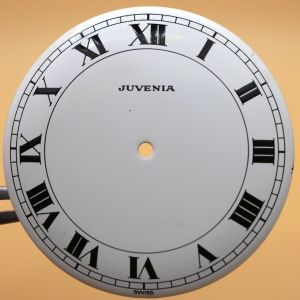 Cadran de montre AV 424 - JUVENA Ø37mm Index romains peints [NOS] Watch Dial
