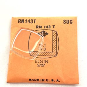 Verre montre SUC RN 143T - SWISS 19,1x19 [NOS] (Watch crystal)