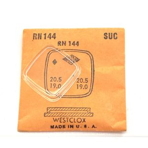 Verre montre SUC RN 144 - WESTCLOX 20,5x19 [NOS] (Watch crystal)
