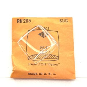 Verre montre SUC RN 205 - HAMILTON "Dyson" 22,5x22,4 [NOS] (Watch crystal)