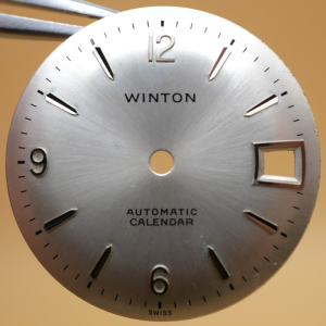 Cadran de montre AS 1701 - WINTON Ø27,50mm Date [NOS] Watch Dial