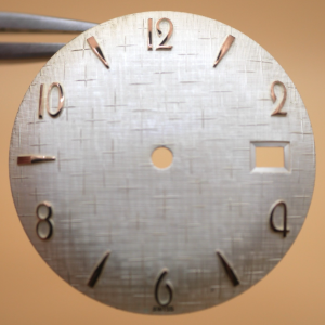 Cadran de montre AS 1701 - Ø29,40mm Date Index rosés [NOS] Watch Dial