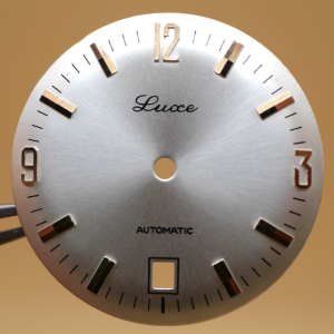 Cadran de montre ETA 2452 - LUXE Ø29,90mm Date Index rosés [NOS] Watch Dial