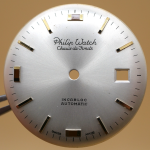 Cadran de montre ETA 2452 - PHILIP-WATCH Ø30,40mm Date [NOS] Watch Dial