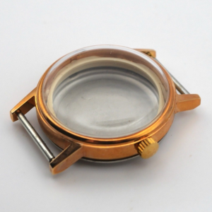 Boitier De Montre Ø34mm - Cadran Ø30mm - Doré "Automatic" [NOS] Watch Case