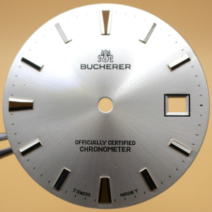 Cadran de montre ETA 2622 - BUCHERER Ø29,10mm Date [NOS] Watch Dial