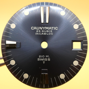 Cadran de montre ETA 2772 - CAUNYMATIC Ø27mm Date [NOS] Watch Dial